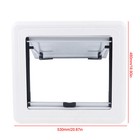 450 500mm Rv Caravan Hinged Push Out Window Top-hung Camper Skylight Hatch Vents