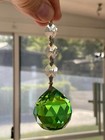 Green Chandelier Crystal Ball Feng Shui Sphere Sun Catcher Prism Part K9 40mm