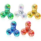  5 Pack Fidget Spinners   led Light Up Fidget Blue white green yellow red