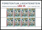 Liechtenstein 2002 Full Sheets Stampexhibition Liba 02 Michel 1297 8  Mnh  B05g