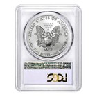1992 Silver Eagle   Pcgs Ms69   Classic Blue Label
