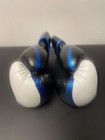 Sanabul Essential Gel Boxing Gloves Black   Blue 16oz  Sku 1989