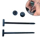 Nylon Universal Car Cable Tie Buckle Locking Zip Ties Holder With Pin Button Usa