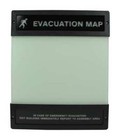 Grainger Approved Dta240 Evacuation Map Holder clear 13 9 16  H 19tz52