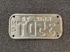 Nice 1973 Arizona Motorcycle License Plate All Original Paint