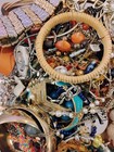 Estate 3 Lb unsorted Bulk Mixed Jewelry Lot Vintage-mod-retro Craft Repair Wear