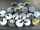 Vintage Beer Can Lot  18 Empty Pull Or Flat Top Beer Cans  Corona  Schlitz  Harp