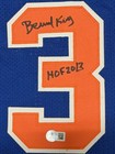 Bernard King Signed New York Knicks Custom Jersey W  Hof 2013 Beckett W Bas Coa