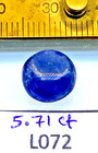 5 71 Ct Natural Blue Sapphire Cabochon Untreated Mogok Burma L072