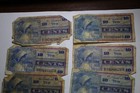 Lot Of 8 Mpc Series 661 10 Cents Very Circulated Notes