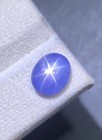 Unheated 9 10 Ct Natural Blue Star Sapphire Oval Gemstone 6 Rays Certified