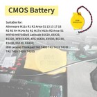 10-pack Cmos Battery Cr2032 3v Lithium Battery With 2 Pin 2 Wire Cable