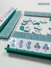 160 American Mahjong Tiles 3-layer Acrylic Blue Butterfly Pattern Engraved Set
