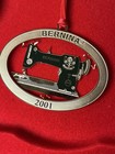 Bernina 117 Sewing Machine Decorative Ornament 2001 Christmas Tree Vintage W Box