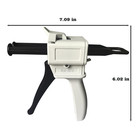 Dispenser Gun  50ml Dispensing Gun Kit Impression Mixing Dispensing   