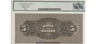 El Banco De Sonora  5 Pesos     1897-1911  hermosillo - Puebla  Ms-64 Condition