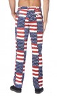 Concitor Collection Men s Dress Pants American Flag Design Red White Blue Colors