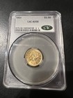 1854  2 5 Cacg Au58 Gold Quarter Eagle