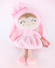 14  Gloveleya Soft Pink Rabbit Doll Baby Girl Long Ear Bunny Costume Plush Nwt