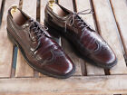 Vintage Freeman Free-flex Brown burgundy Longwing Brogue Derby Blucher  10 5d