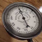 Antique Warren Webster Brass Steam Pressure Gauge Pat  1924 1889 Steampunk