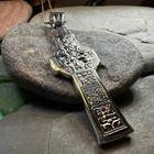 Celtic Cross Necklace Irish Ireland Large Durrow Cross Pendant 925 W free Chain