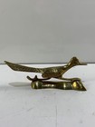 Vintage Solid Brass Roadrunner Sculpture casting