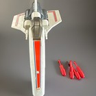 1978 Mattel Battlestar Galactica Firing Viper   2 Cylon Raiders Lot   4 Missiles