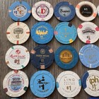  35  Las Vegas Casino Chip Lot Caesars Wynn Bellagio Cromwell Circa El Cortez  