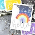 New Hero Arts  cloudy Sky Scene Steel Fancy Dies Di775