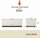 Storage Ottoman Bench Tufted Ottoman W  Storage Living Room Large End Of Bed