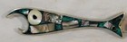 Vintage Mexico Alpaca Silver Abalone Mother Of Pearl Bottle Letter Opener