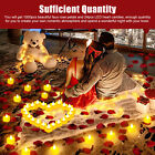 1000pcs Artificial Rose Petals   24pcs Led Heart Light Candles Romantic Propose