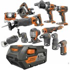 2pack For Ridgid R840087 8 0ah Lithium Battery Rigid 18 Volt R840085 Power Tools