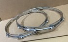 Dw Collectors Series 14    Snare Drum Chrome True Hoops 10 Lug Truehoop Set