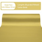 Gold Satin Ribbon 10 Inches X 25yards Wide Solid Fabric Large Silk Ribbon For   