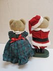 Avon Santa And Mrs Claus Teddy Bear Musical Plush Dolls - See Description