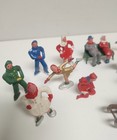 Vintage Barclay 15 Piece Lot Of Christmas Lead Figures Skaters