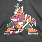Starter Phoenix Coyotes Nhl Jersey Large 100  Polyester Black Maroon Official