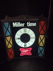 Vintage Miller High Life Beer Miller Time Light Wall Clock Bar Sign F-1089