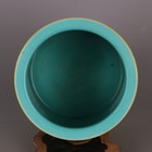 7 7  China Qing Doucai Contrasting Colors Porcelain Animal Two Dragon Brush Pot