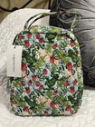 Nwt Vera Bradley Frogberry Garden Blue Lunch Tote 