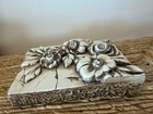 Sid Dickens Memory Block Tile T-92 Alabaster Roses Retired