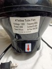 Inline Duct Fan 4 Inch 195 Cfm 120v In-line Tube Ventilation Fan Black