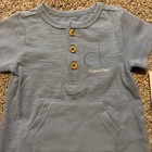 Calvin Klein One Piece Short Sleeve Romper 0-3 Months