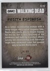 2017 Topps The Walking Dead Season 6 Characters Rust  99 Rosita Espinosa 11ao
