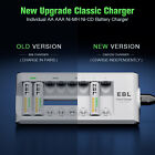 New Ebl 8 Slot Battery Charger For Ni-mh Ni-cd Aa Aaa Rechargeable Batteries Us
