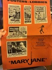 1968 Mary Jane Pressbook Poster Order Sheet Aip Drug Exploitation Film- Rare