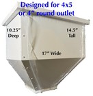 Diy Aluminum Gutter Scupper   Conductor Head   Collection Box