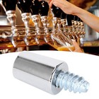 Yosoo Beer Tap Handle Set - 304 Stainless Steel Ferrule And Bolt - Sliver 